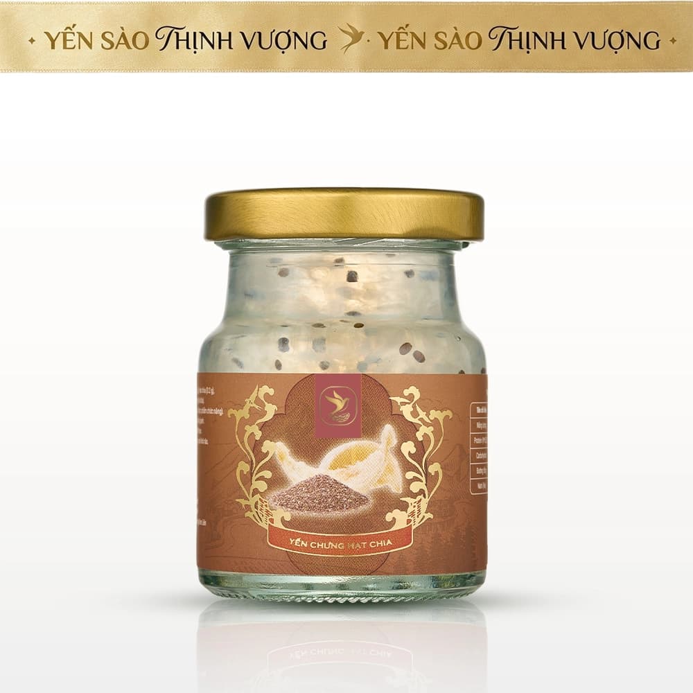 Yến chưng sẵn hạt chia (Hũ 70ml)