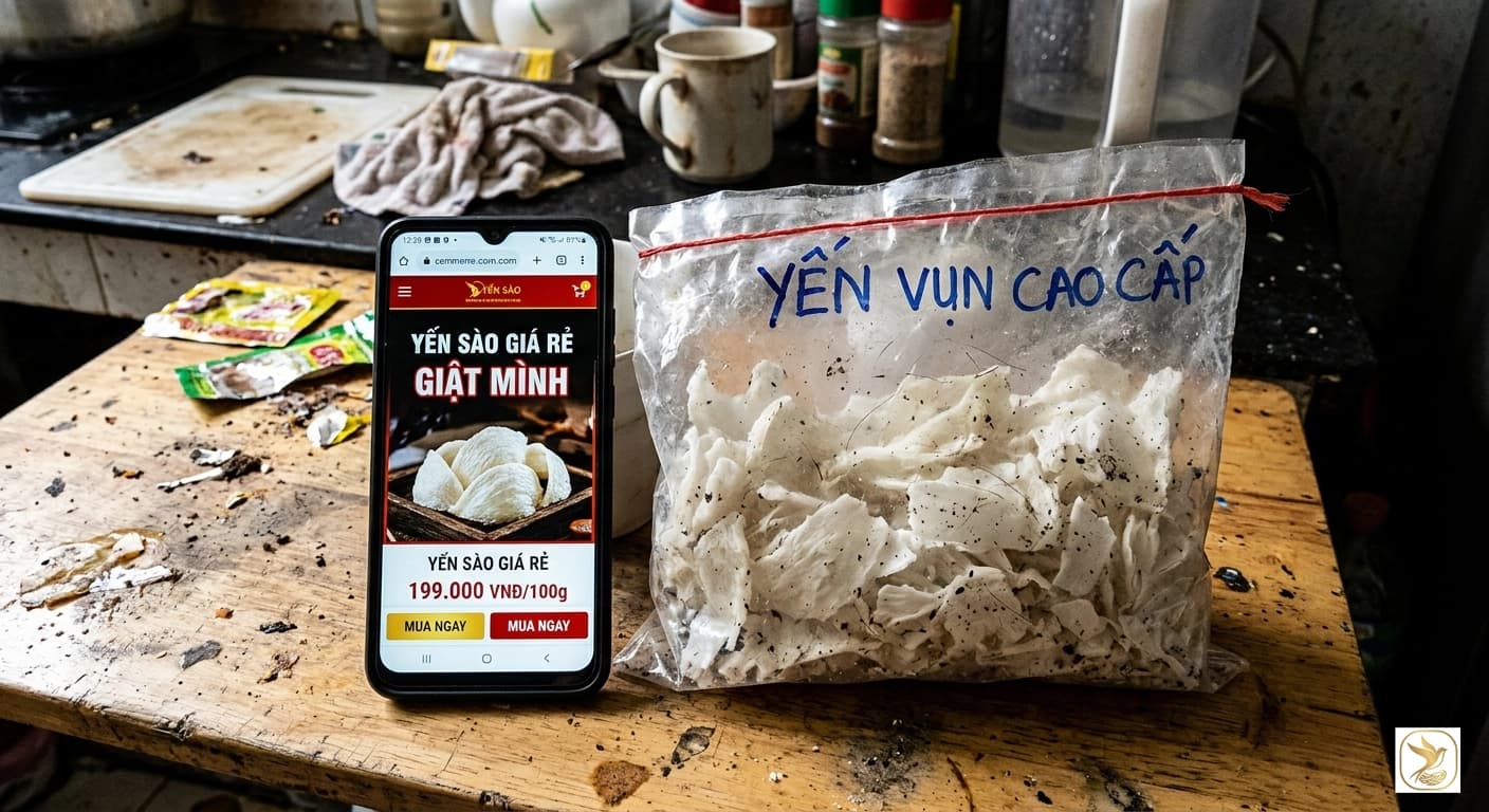 Yến tinh chế bị "độn" đường, mủ trôm: Vạch trần các chiêu trò gian lận