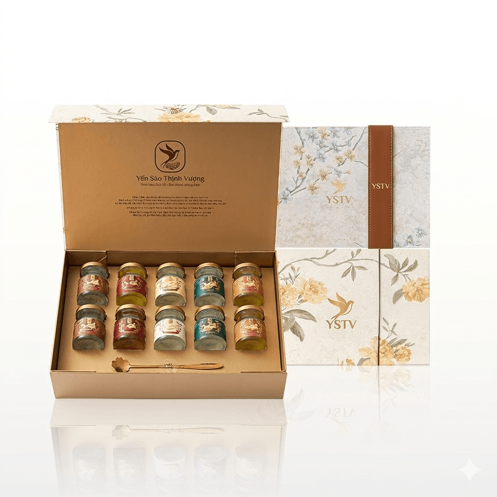 Set Yến Chưng Sẵn (10 hũ mix vị)